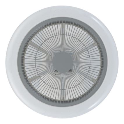 Eglo - LED Dimmerabile ceiling fan LED/25,5W/230V grigio + telecomando