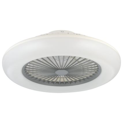 Eglo - Ventilatore da soffitto dimmerabile a LED 3xLED/12,6W/230V 2700-6500K diametro 55 cm grigio + telecomando