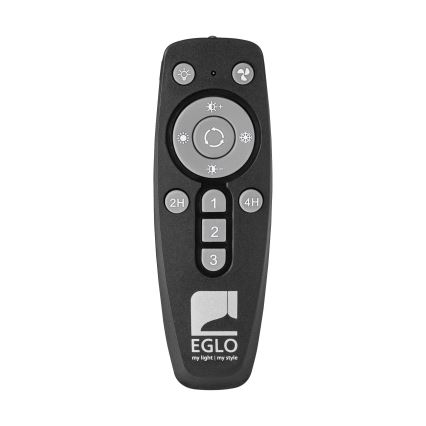 Eglo - Ventilatore da soffitto dimmerabile a LED 3xLED/12,6W/230V 2700-6500K diametro 55 cm grigio + telecomando