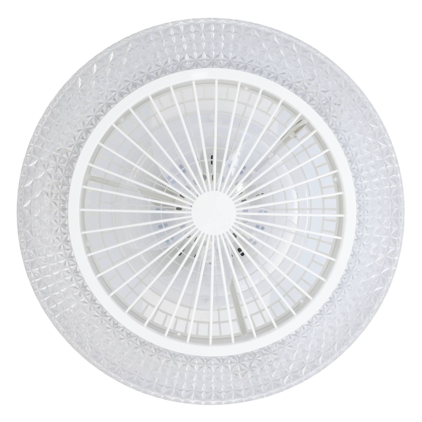 Eglo - Ventilatore da soffitto LED dimmerabile 3xLED/12,6W/230V 2700-6500K Ø 55 cm bianco + telecomando