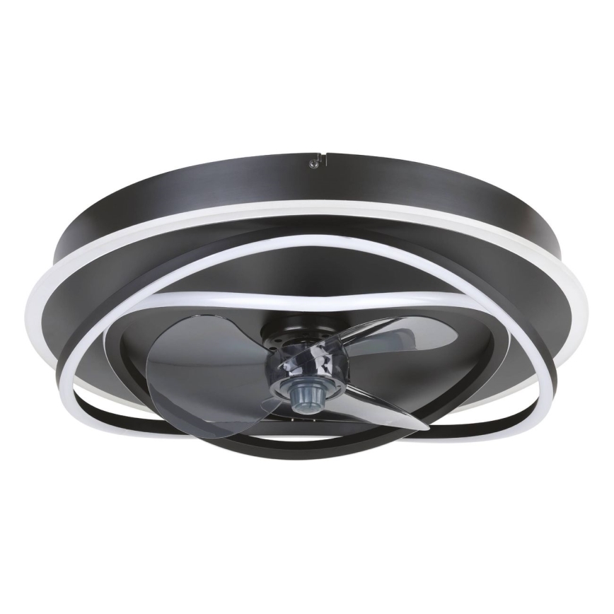 Eglo - ventilatore da soffitto dimmerabile a LED 4xLED/9W/230V 2700-6500K Ø 50 cm nero + telecomando