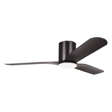 Eglo - Ventilatore da soffitto dimmerabile a LED/17W/230V Ø 132 cm nero + telecomando