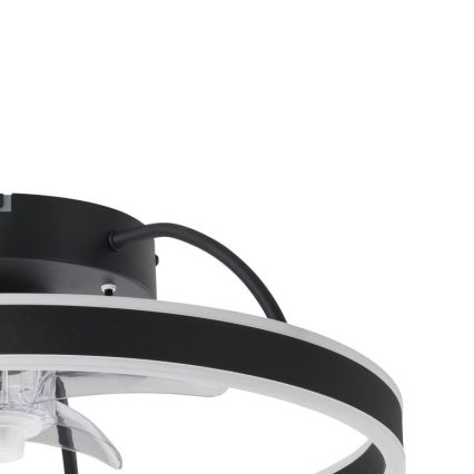 Eglo - Ventilatore da soffitto LED RGBW dimmerabile LED/36W/230V 3000-6500K nero + telecomando