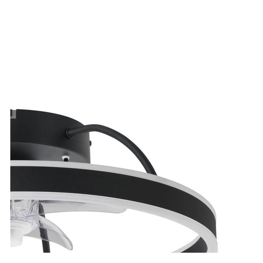 Eglo - Ventilatore da soffitto LED RGBW dimmerabile LED/36W/230V 3000-6500K nero + telecomando