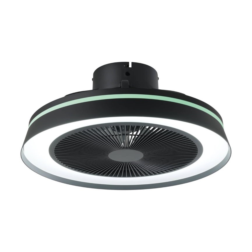 Eglo - Ventilatore da soffitto LED RGBW dimmerabile 3xLED/8,5W/230V+LED/6W 2700-6500K Ø 48 cm nero + telecomando