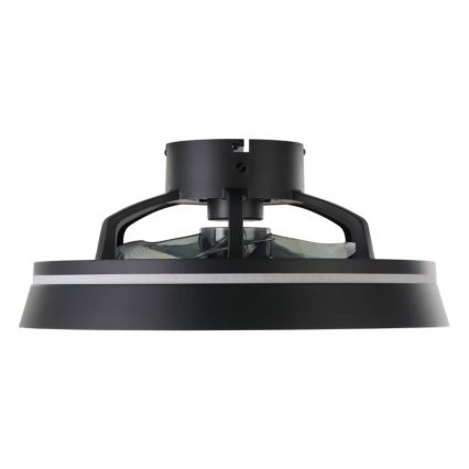 Eglo - Ventilatore da soffitto LED RGBW dimmerabile 3xLED/8,5W/230V+LED/6W 2700-6500K Ø 48 cm nero + telecomando