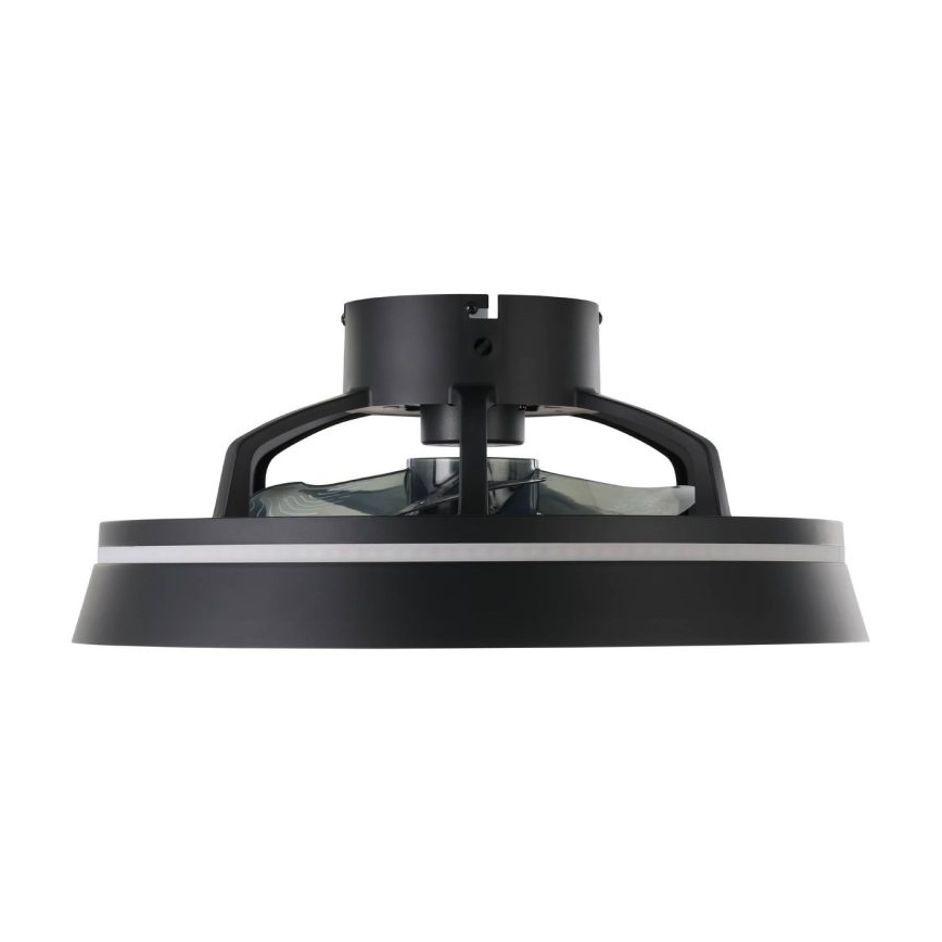 Eglo - Ventilatore da soffitto LED RGBW dimmerabile 3xLED/8,5W/230V+LED/6W 2700-6500K Ø 48 cm nero + telecomando