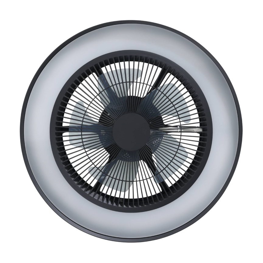 Eglo - Ventilatore da soffitto LED RGBW dimmerabile 3xLED/8,5W/230V+LED/6W 2700-6500K Ø 48 cm nero + telecomando