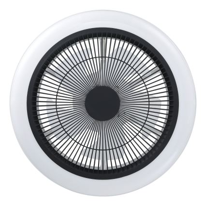 Eglo - Ventilatore da soffitto LED dimmerabile 3xLED/8,5W/230V 2700-6500K Ø 45,5 cm nero + telecomando