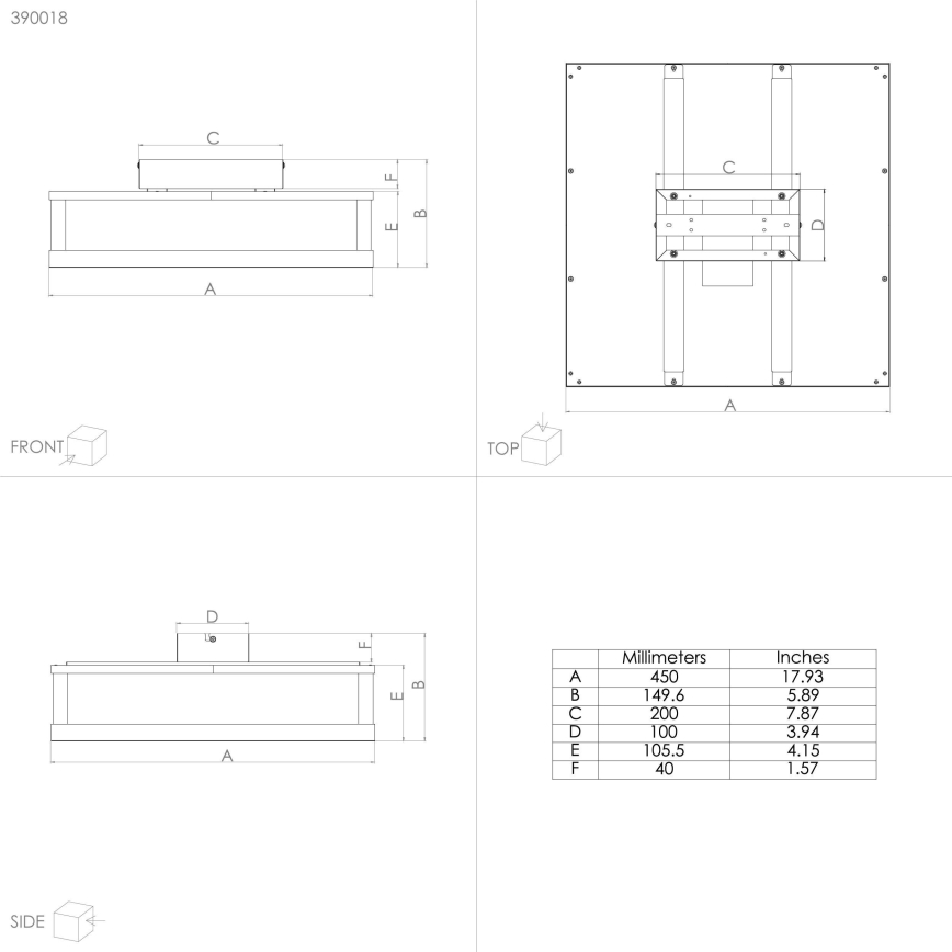 Eglo - Plafoniera LED dimmerabile LED/29,4W/230V 2700-6500K nero + telecomando