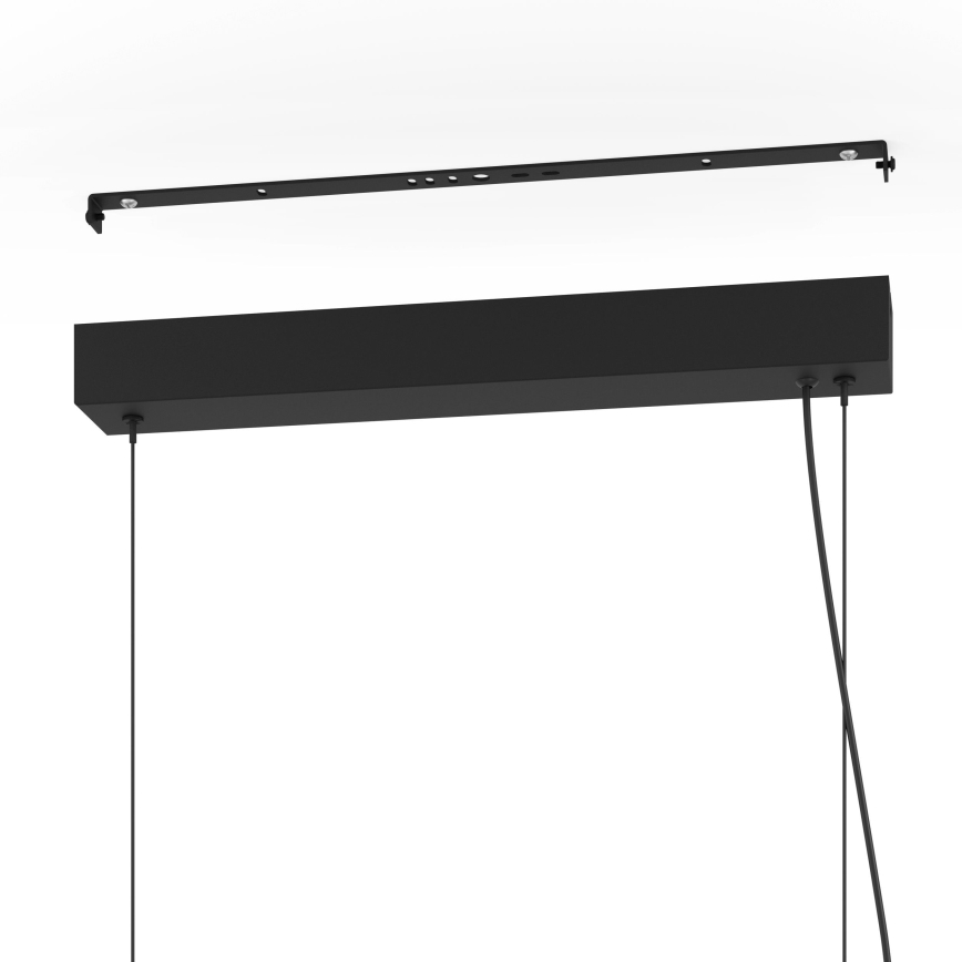 Eglo - Lampadario a sospensione con filo LED dimmerabile LED/44W/230V 3000K nero/oro