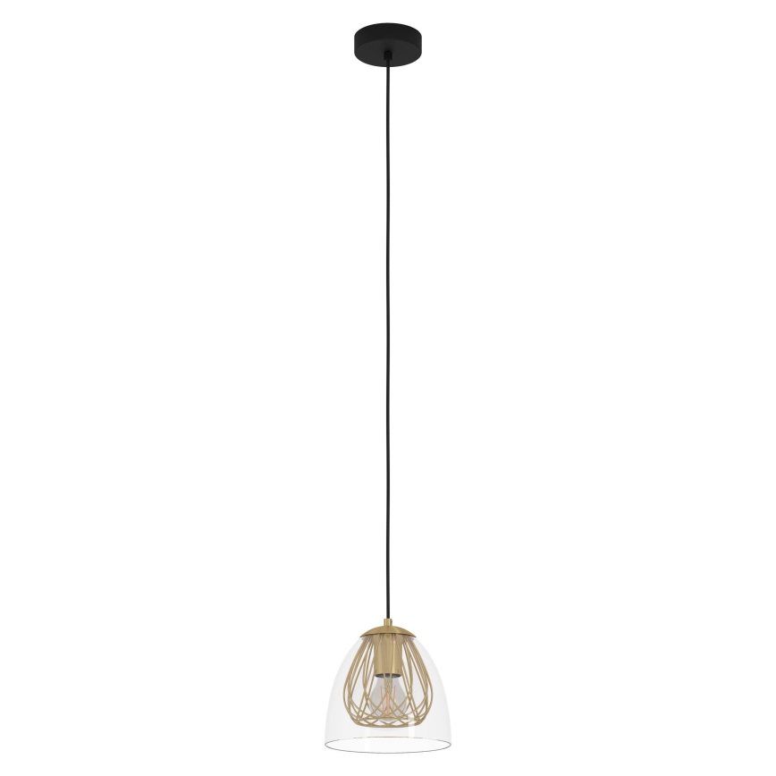 Eglo - Lampadario a sospensione con filo 1xE27/40W/230V oro