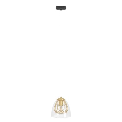 Eglo - Lampadario a sospensione con filo 1xE27/40W/230V oro