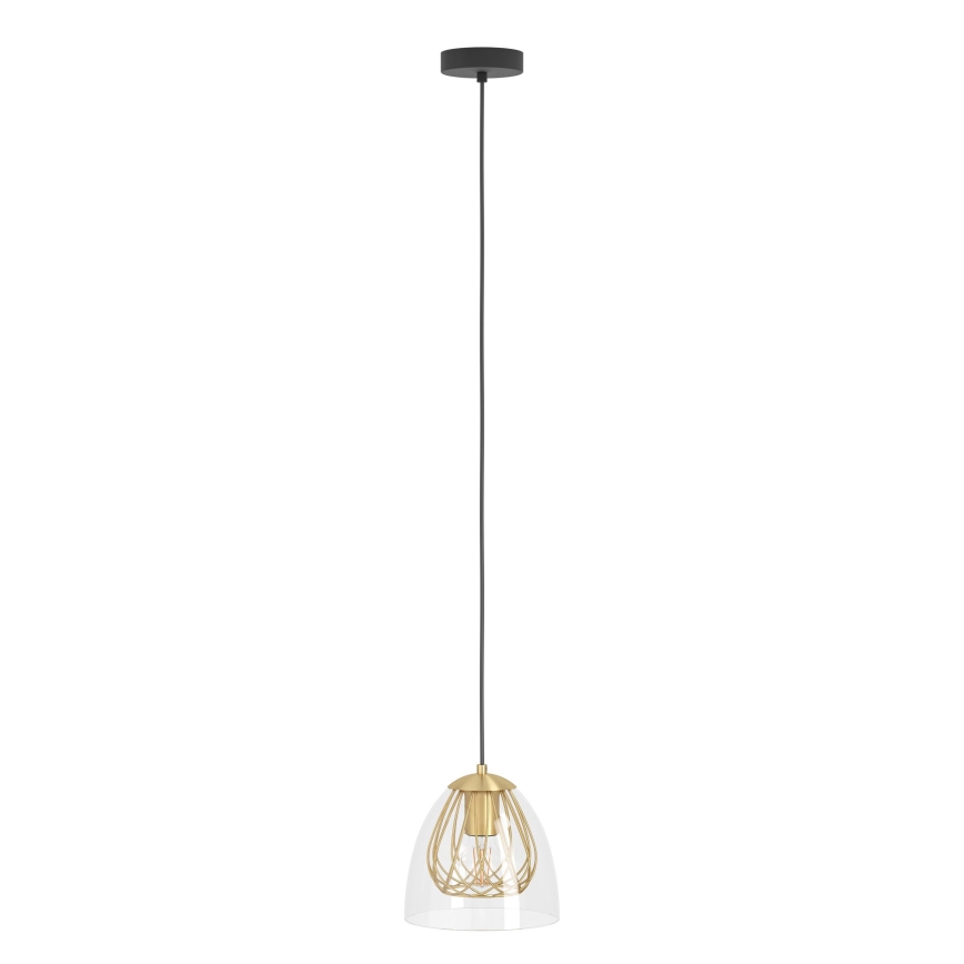 Eglo - Lampadario a sospensione con filo 1xE27/40W/230V oro