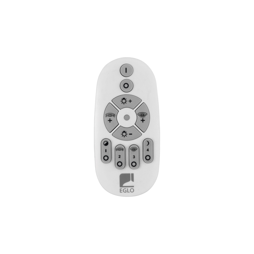 Eglo - Lampadario a sospensione con filo LED dimmerabile 3xLED/8W/230V + 3xLED/8,5W 3000K nero + telecomando