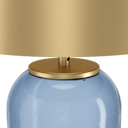 Eglo - Lampada da tavolo 1xE27/40W/230V oro/blu