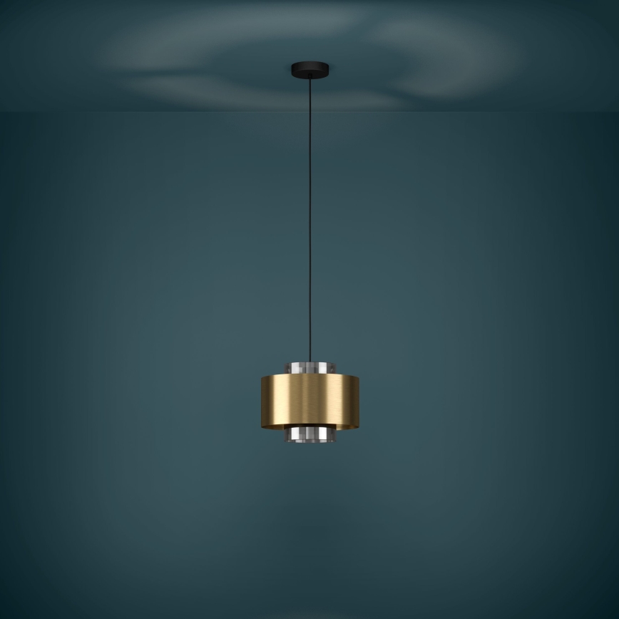 Eglo - Lampadario a sospensione con filo 1xE27/40W/230V oro