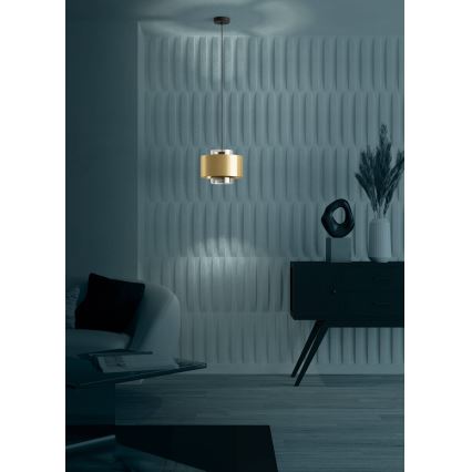 Eglo - Lampadario a sospensione con filo 1xE27/40W/230V oro
