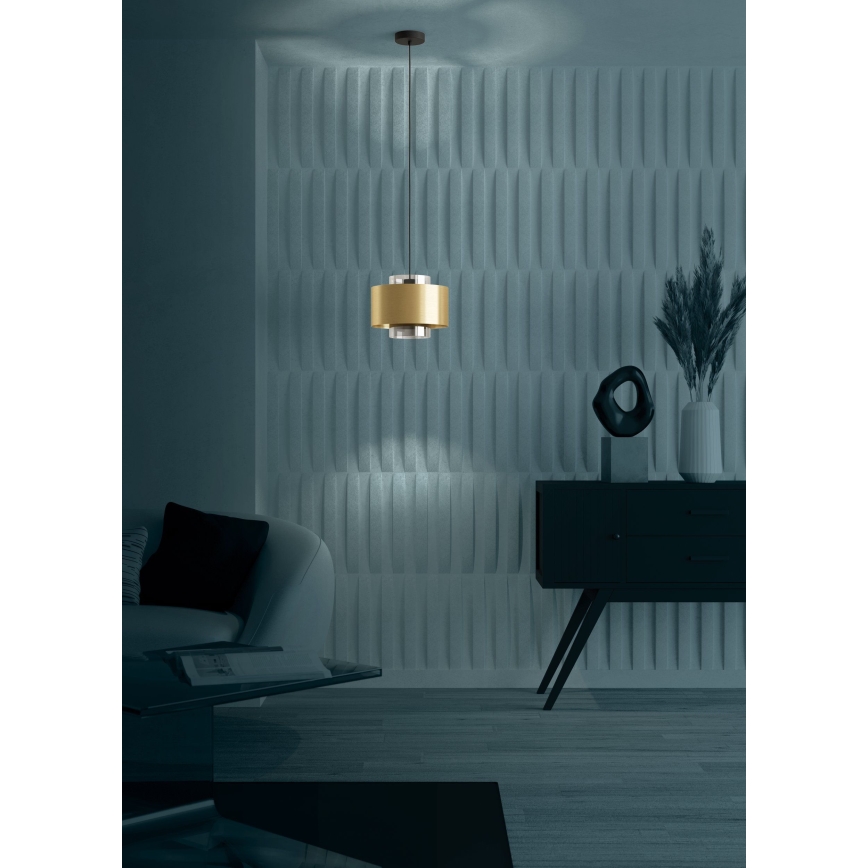 Eglo - Lampadario a sospensione con filo 1xE27/40W/230V oro