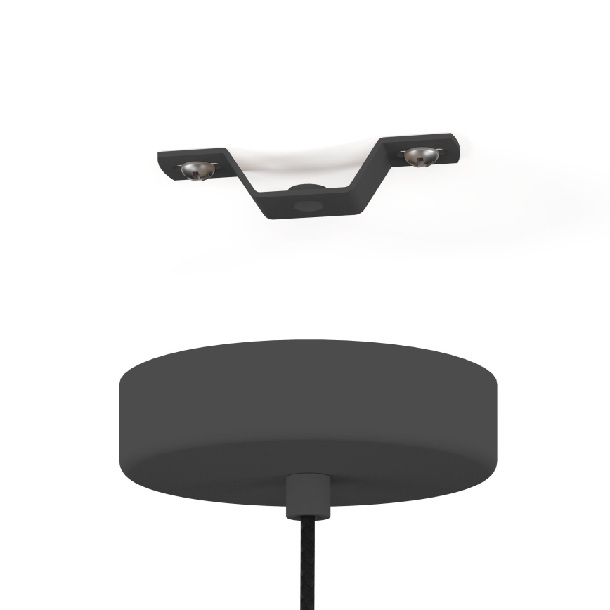 Eglo - Lampadario a sospensione con filo 1xE27/40W/230V fumé