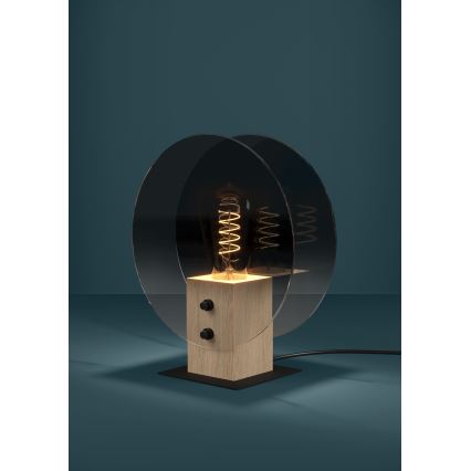 Eglo - Lampadario a sospensione con filo 1xE27/40W/230V fumé