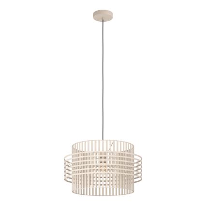 Eglo - Lampadario a sospensione con filo 1xE27/40W/230V diametro 48 cm color crema