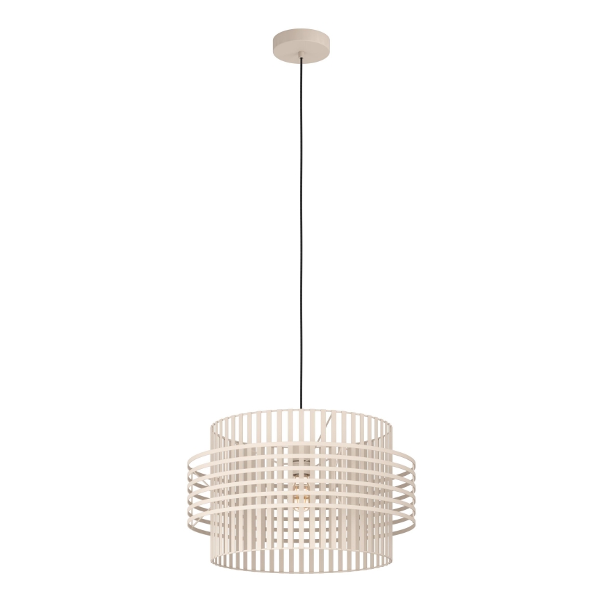 Eglo - Lampadario a sospensione con filo 1xE27/40W/230V diametro 48 cm color crema