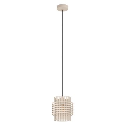 Eglo - Lampadario a sospensione con filo 1xE27/40W/230V diametro 21 cm color crema