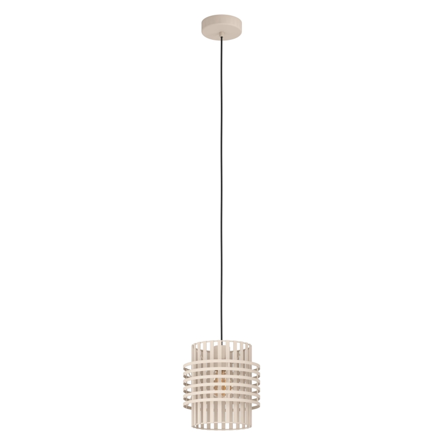 Eglo - Lampadario a sospensione con filo 1xE27/40W/230V diametro 21 cm color crema