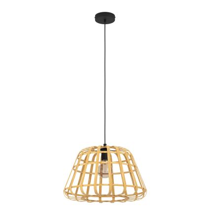 Eglo - Lampadario a sospensione con filo 1xE27/40W/230V diametro 50 cm bambù