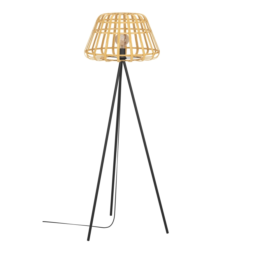 Eglo - Lampada con piedistallo 1xE27/40W/230V bambù