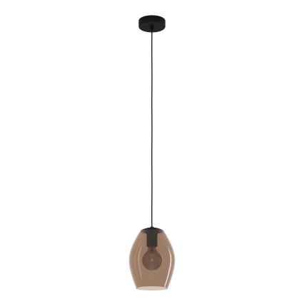 Eglo - Lampadario a sospensione con filo 1xE27/40W/230V marrone