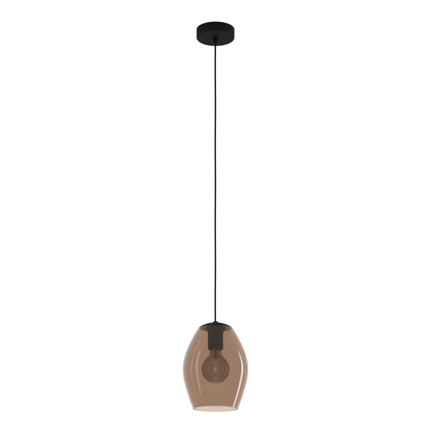 Eglo - Lampadario a sospensione con filo 1xE27/40W/230V marrone