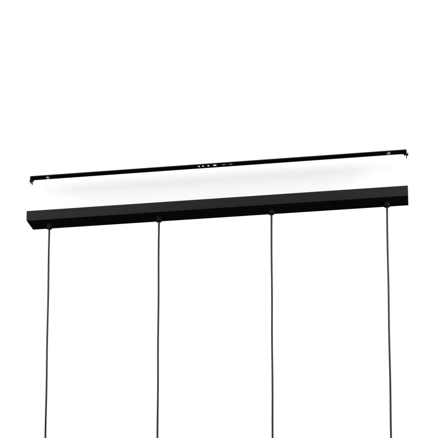 Eglo - Lampadario a sospensione con filo 4xE27/40W/230V marrone