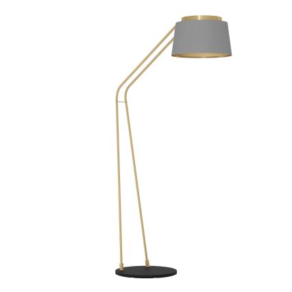 Eglo - Lampada con piedistallo 1xE27/40W/230V grigio/oro