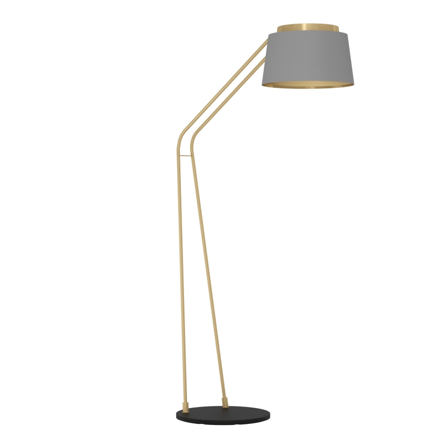Eglo - Lampada con piedistallo 1xE27/40W/230V grigio/oro
