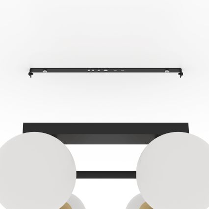 Eglo - Lampadario a plafone 6xE14/40W/230V oro/nero