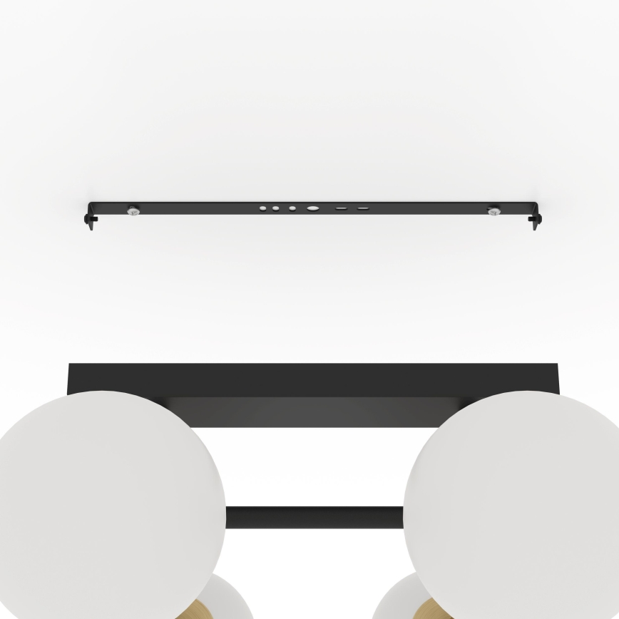 Eglo - Lampadario a plafone 6xE14/40W/230V oro/nero