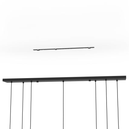 Eglo - Lampadario a sospensione con filo 7xE14/40W/230V oro/nero