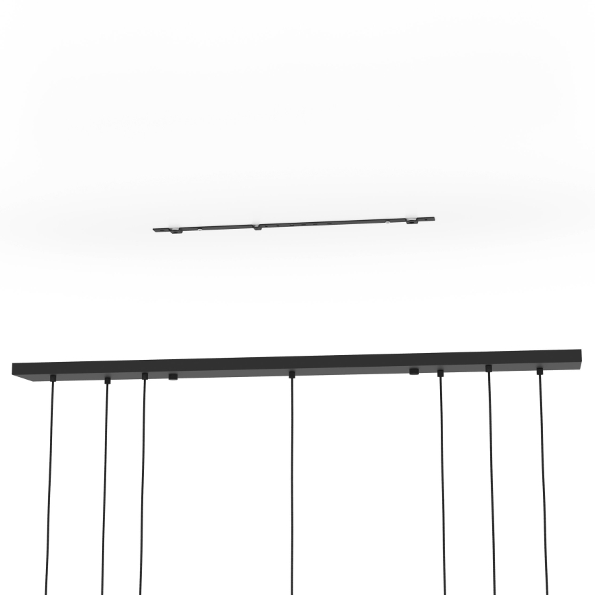 Eglo - Lampadario a sospensione con filo 7xE14/40W/230V oro/nero