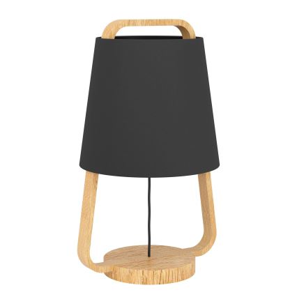Eglo - Lampada da tavolo 1xE27/40W/230V nero