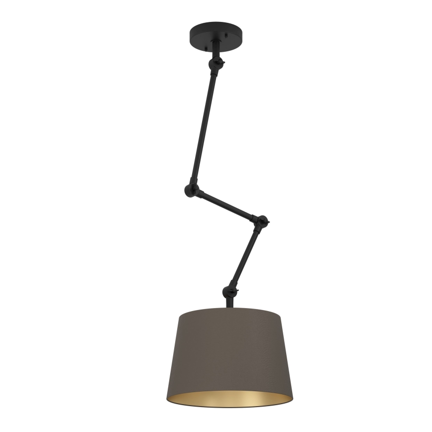 Eglo - Lampadario a sospensione con supporto rigido 1xE27/40W/230V marrone