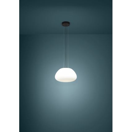 Eglo - Lampadario a sospensione con filo 1xE27/40W/230V nero