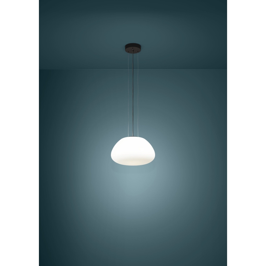Eglo - Lampadario a sospensione con filo 1xE27/40W/230V nero