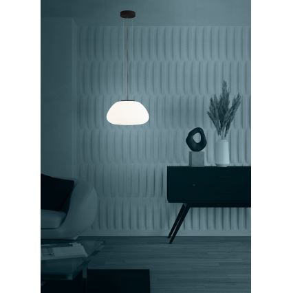 Eglo - Lampadario a sospensione con filo 1xE27/40W/230V nero