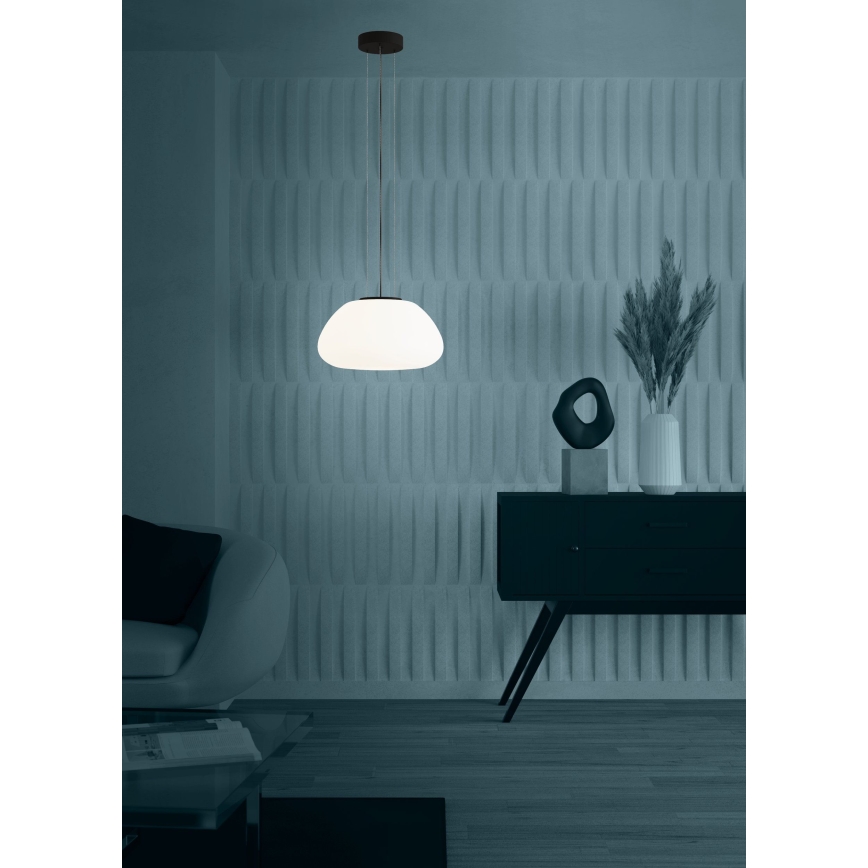 Eglo - Lampadario a sospensione con filo 1xE27/40W/230V nero