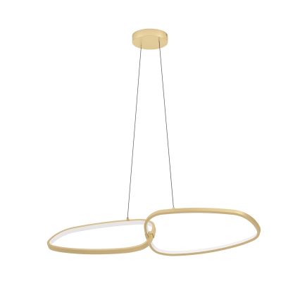 Eglo - Lampadario a sospensione con filo LED dimmerabile LED/37,5W/230V 3000K oro