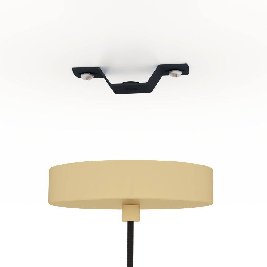 Eglo - Lampadario a sospensione con filo 1xE27/40W/230V oro/marrone