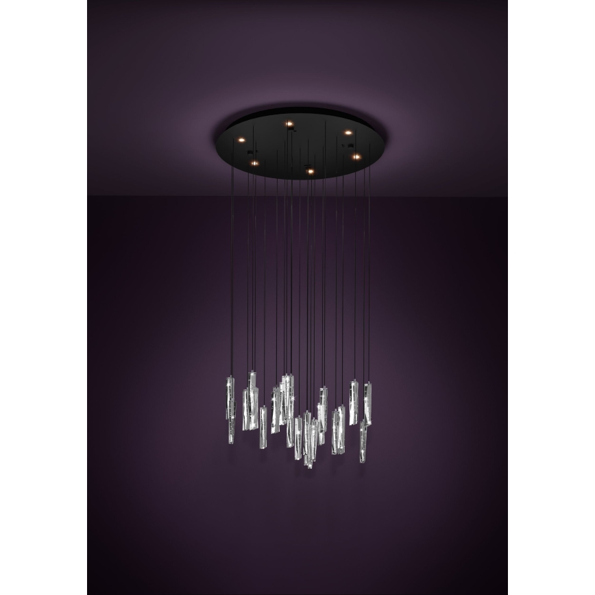 Eglo - Lampadario a sospensione con filo LED dimmerabile 6xLED/4,2W/230V 3000K limpido