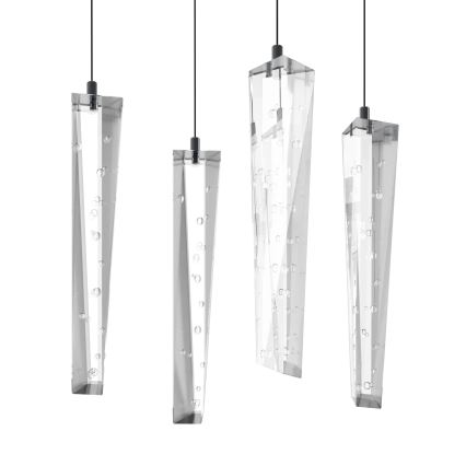 Eglo - Lampadario a sospensione con filo LED dimmerabile 8xLED/4,2W/230V 3000K limpido